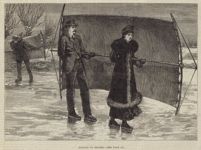 Navigation sur patins - William Bazett Murray